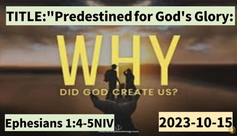 Read more about the article Ephesians‬ ‭1‬:‭4‬-‭5‬‬