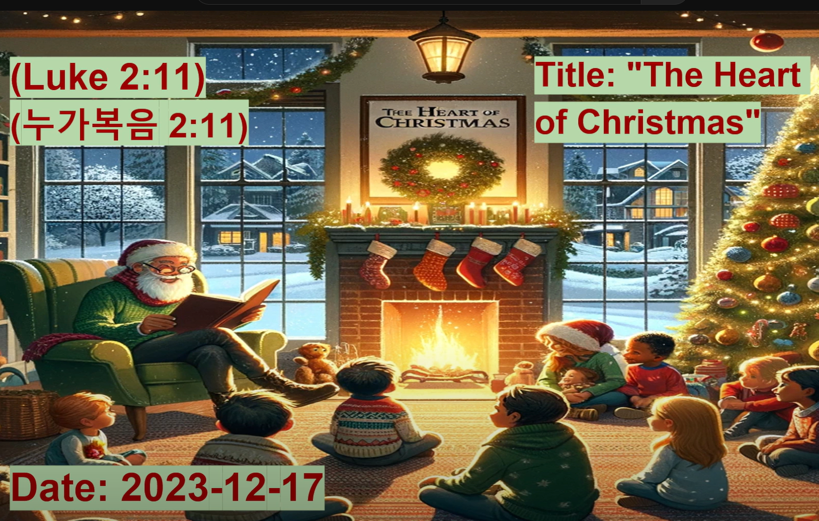 Read more about the article Luke 2:11 The heart of Christmas