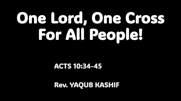 Read more about the article Acts 10:34–45   One Lord, One Cross, For All People