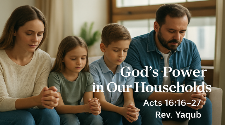 Read more about the article Acts 16:16–27   God’s Power in Our Households