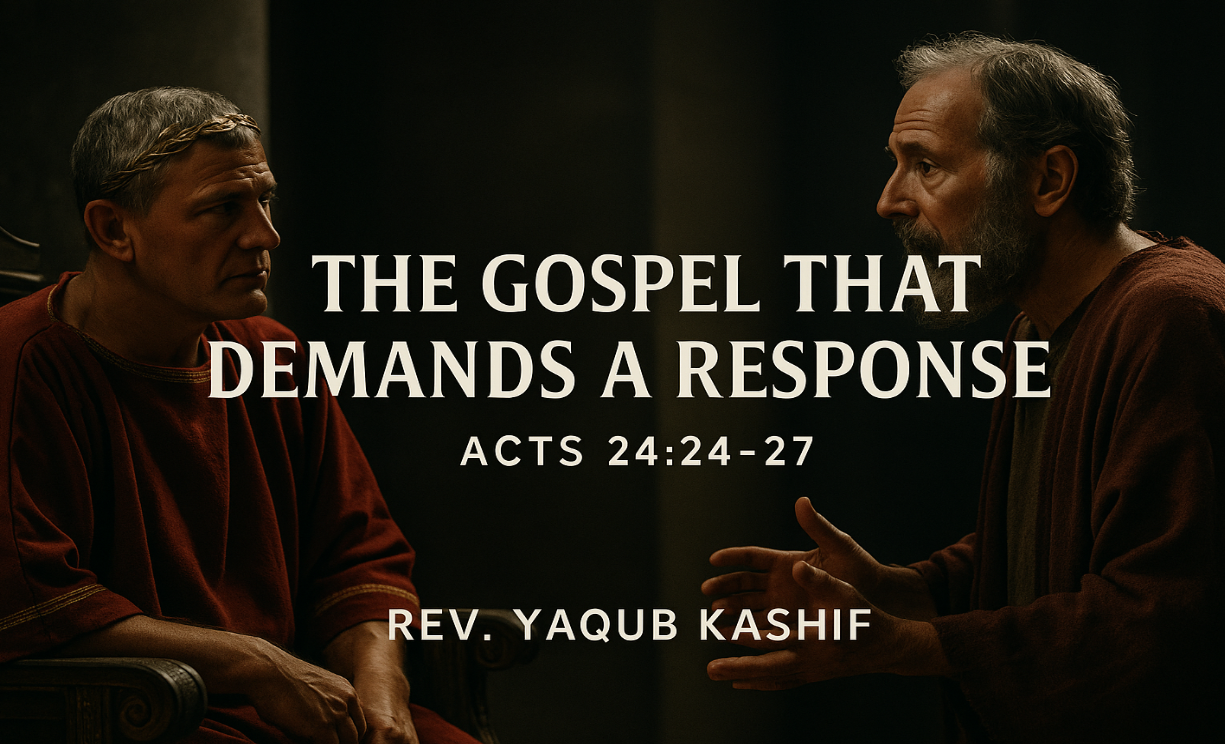 Acts 24:24–27 The GOSPEL that demands a RESPONSE