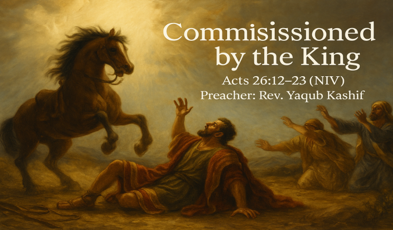 Read more about the article Acts 26:12–23  Commissioned by the King