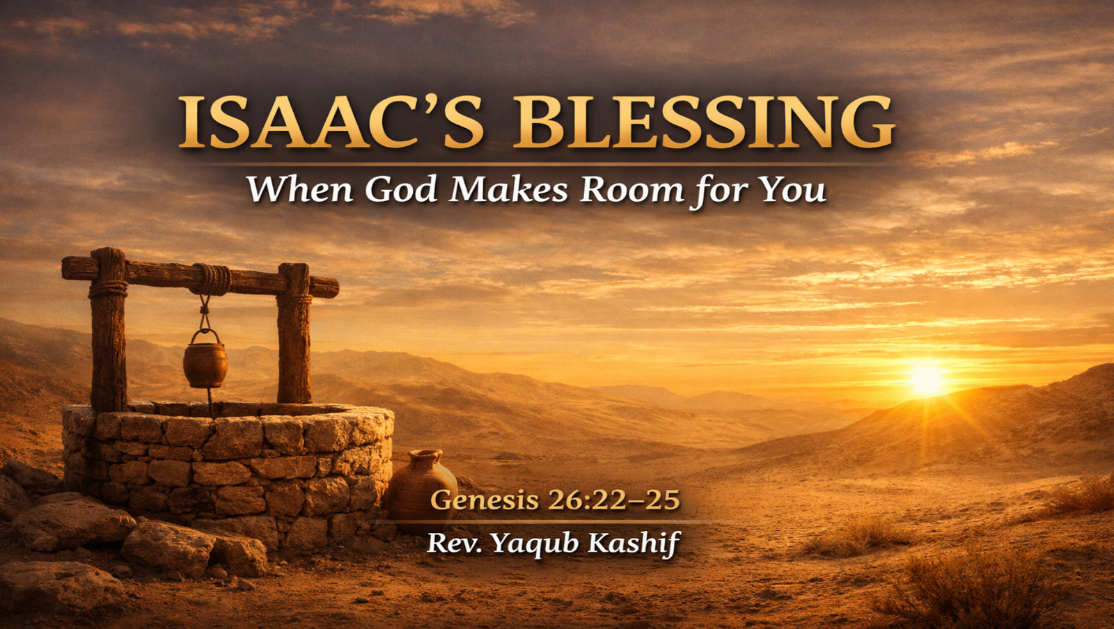 You are currently viewing ISAAC’S BLESSING (Genesis 26:22–25)