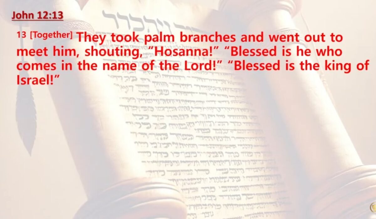 Hosanna for Palm Sunday (John.12:13)