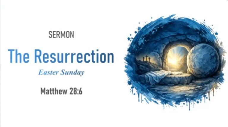 Read more about the article The Resurrection Easter Sunday (Matthew 28:6)