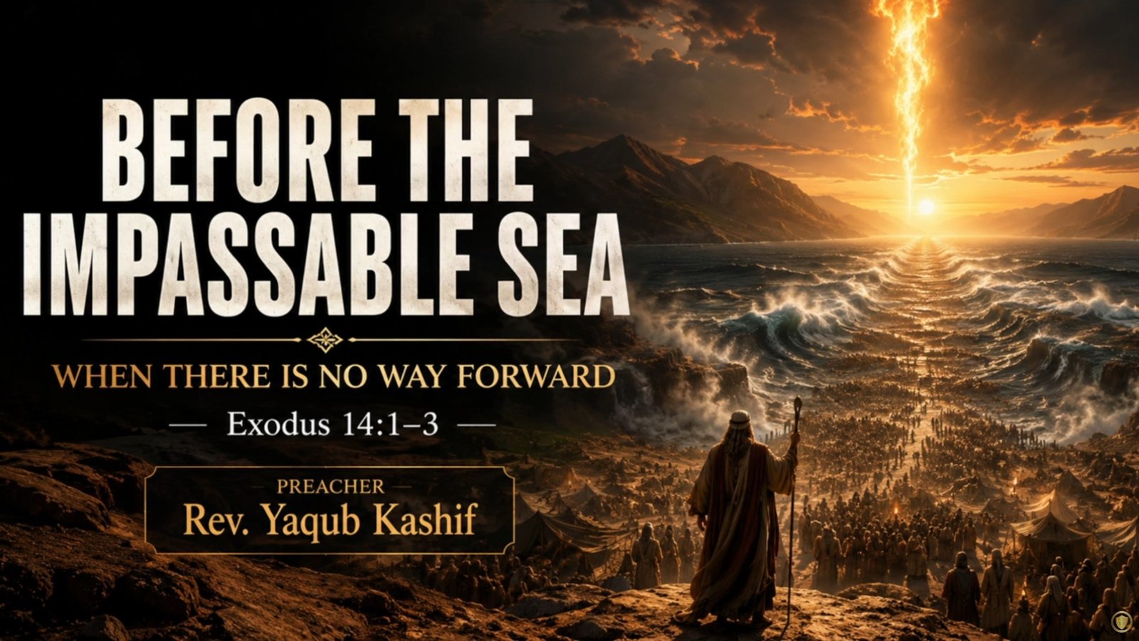 You are currently viewing BEFORE THE IMPASSABLE SEA (Exodus 14:1-3)