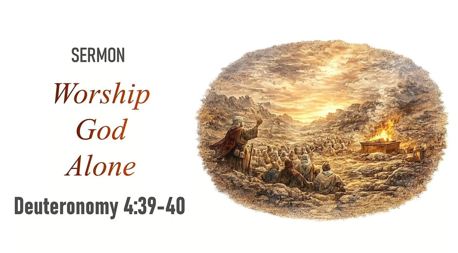 You are currently viewing Worship God Alone (Deuteronomy 4:39-40)